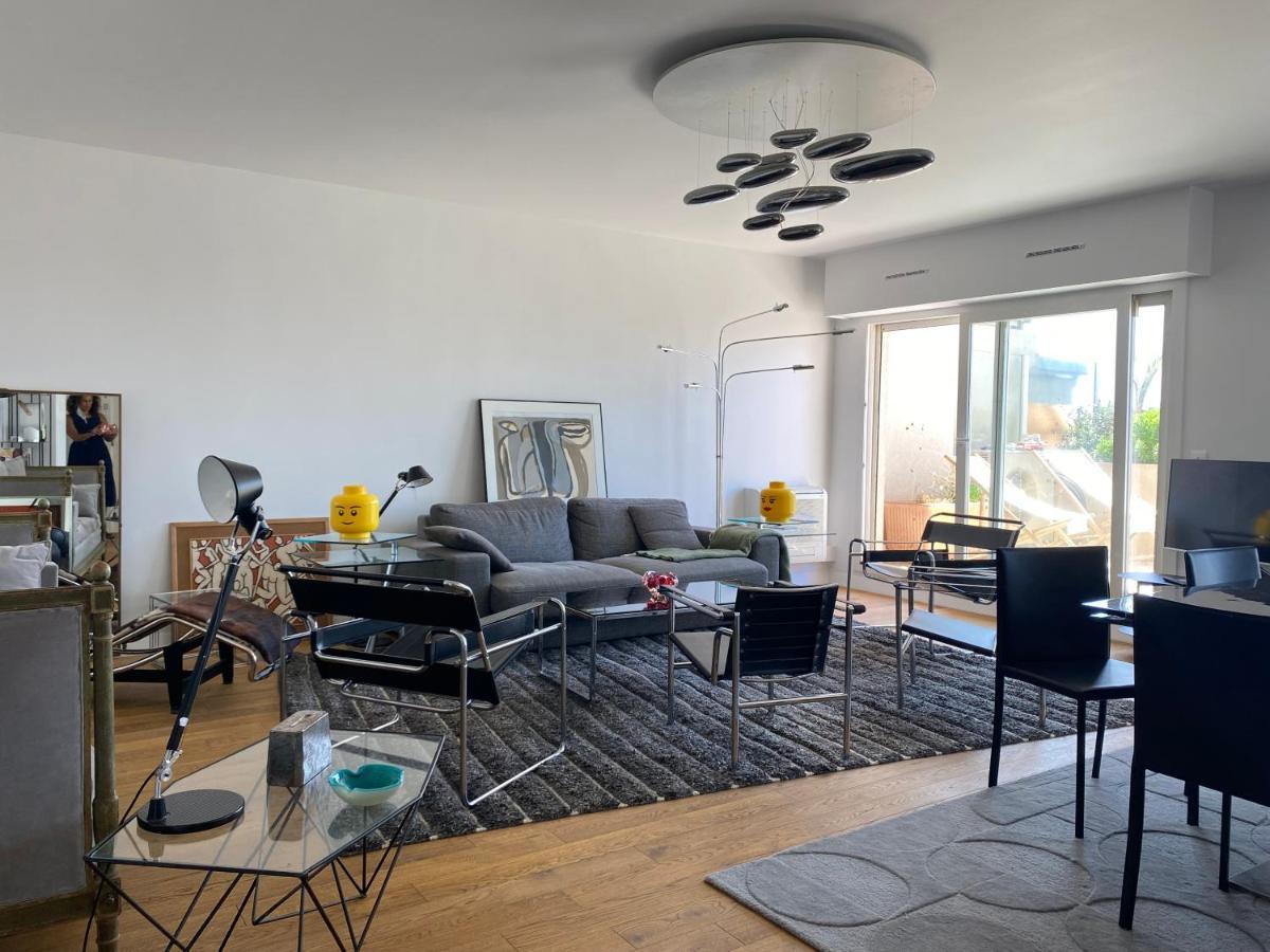 T3 Climatise Villa Juana Avec Parking Et Proche Plage Antibes Exteriér fotografie