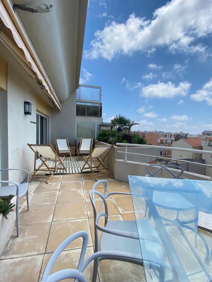 T3 Climatise Villa Juana Avec Parking Et Proche Plage Antibes Exteriér fotografie