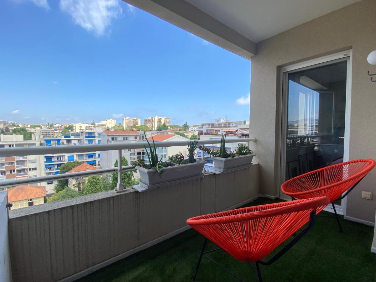 T3 Climatise Villa Juana Avec Parking Et Proche Plage Antibes Exteriér fotografie